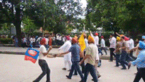 चंडीगढ़ में हंगामा