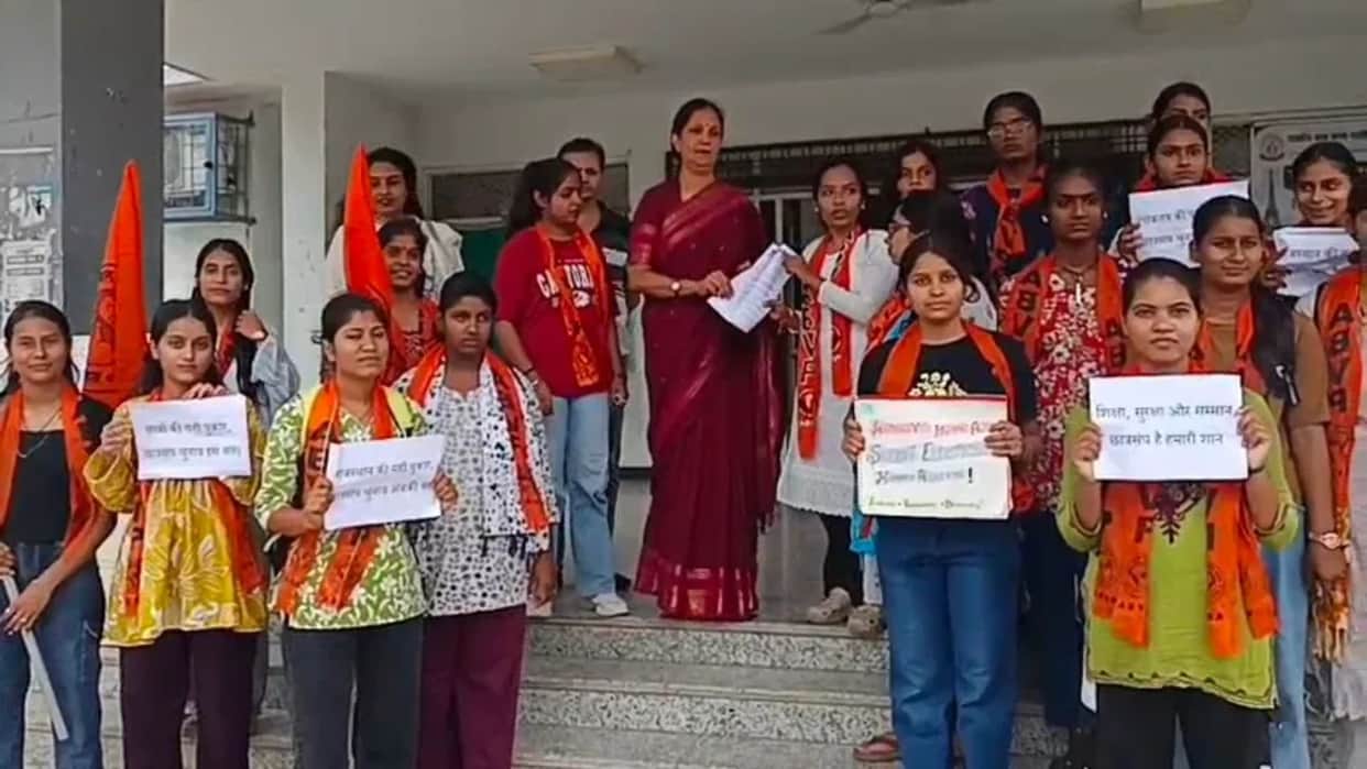 Demand for student union elections intensifies, ABVP takes to the streets
