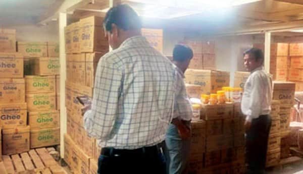 indore-news-govardhan-ghee-godown-raid-fssai-seizes-ghee-worth-1-point-5-crore
