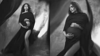 After baby boy birth Karishma Tanna shares photos from maternity shoot actress flaunting her baby bump