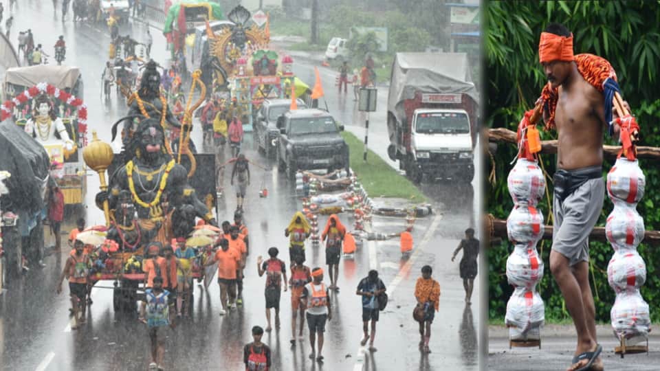Kanwad Yatra Peaks: Devotion Echoes Across the City as Thousands of Kanwariyas Arrive
