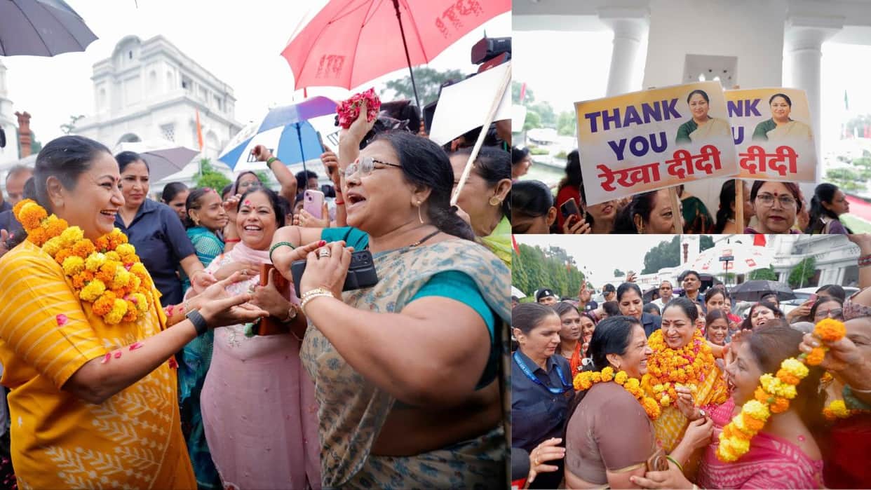Women expressed their gratitude to CM Rekha Gupta regarding Delhi Lakshmi Yojana