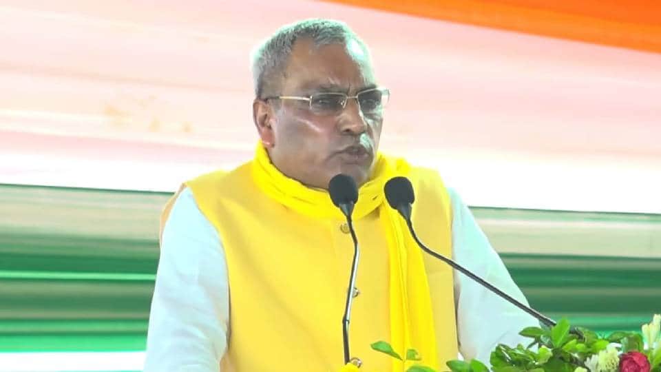 minister OP Rajbhar launched scathing attack on samajwadi party In Ambedkar Nagar