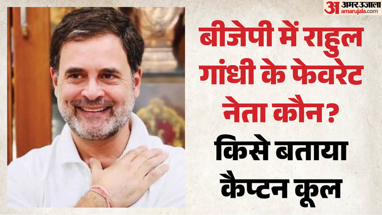 Rahul Gandhi named Captain Amarinder as a BJP favourite leader