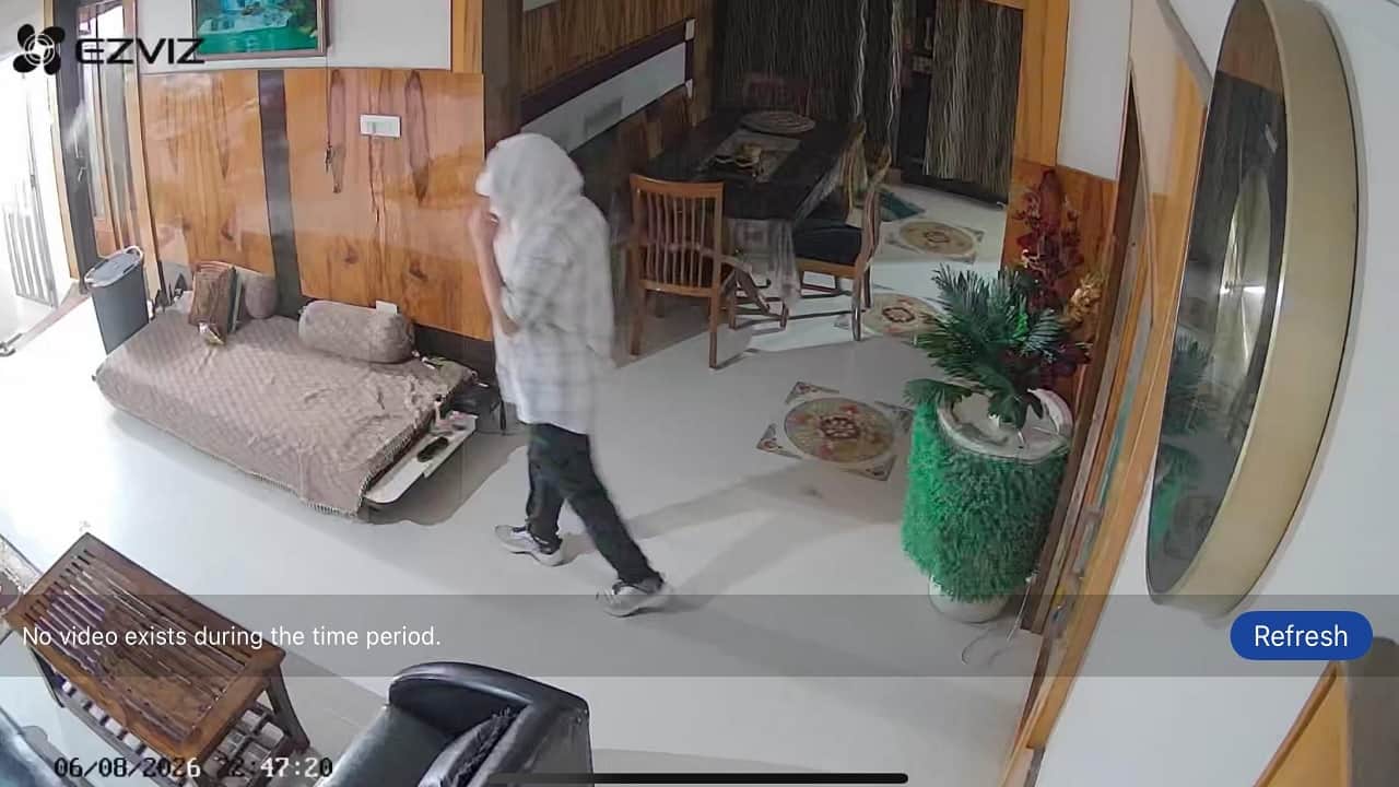 सीसीटीवी में रिकॉर्ड हुआ आरोपी