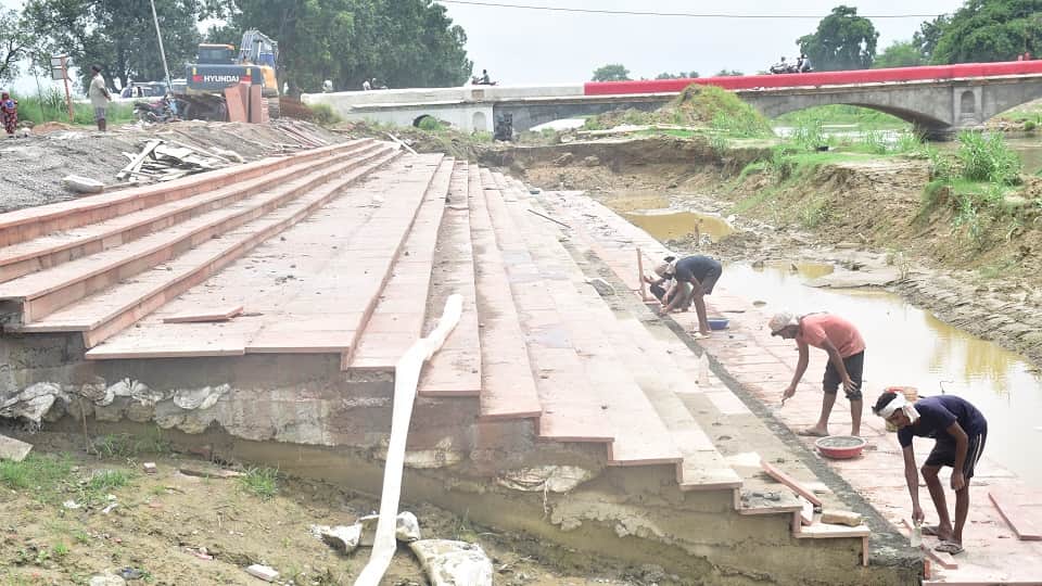 Ganga water from Haridwar now in Aligarh