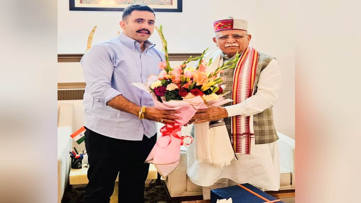 Vikramaditya Singh sought assistance from Union Minister Manohar Lal Khattar for the development of new cities