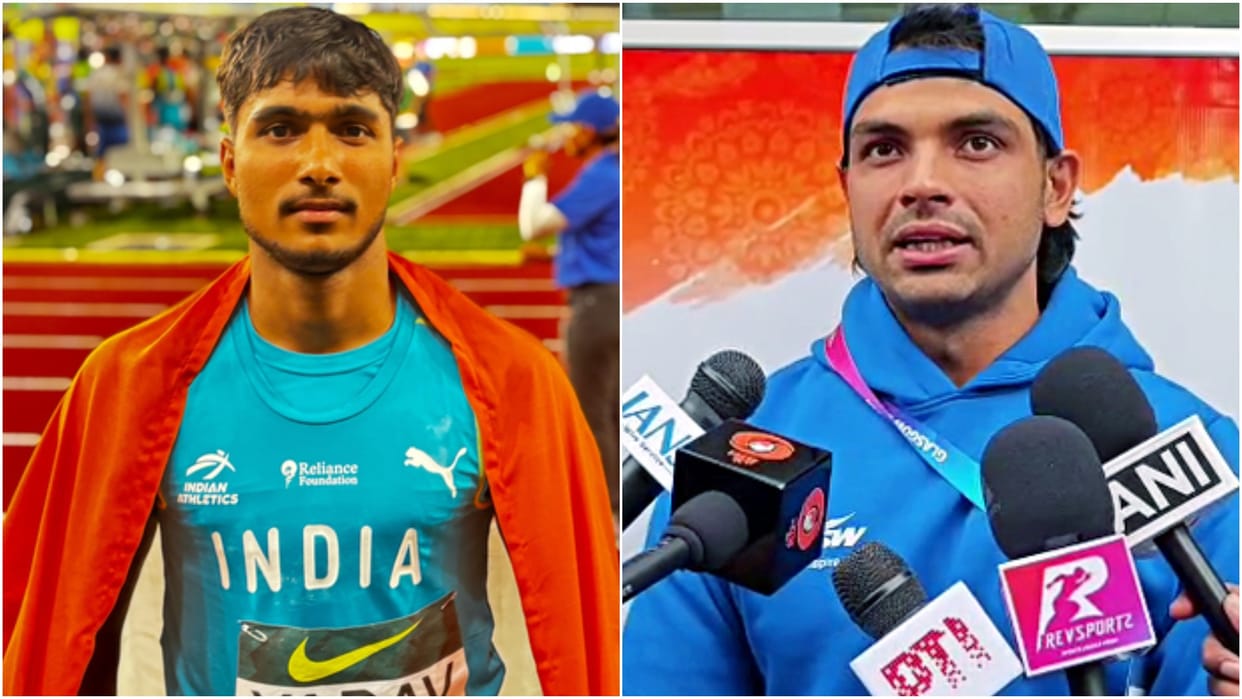 U20 एथलेटिक्स चैंपियनशिप:आशीष यादव के रजत पदक पर नीरज चोपड़ा हुए गदगद, बोले- यह तो बस शुरुआत है – Neeraj Chopra Hails Ashish Yadav After U20 Worlds Silver, Says Super Proud Of You