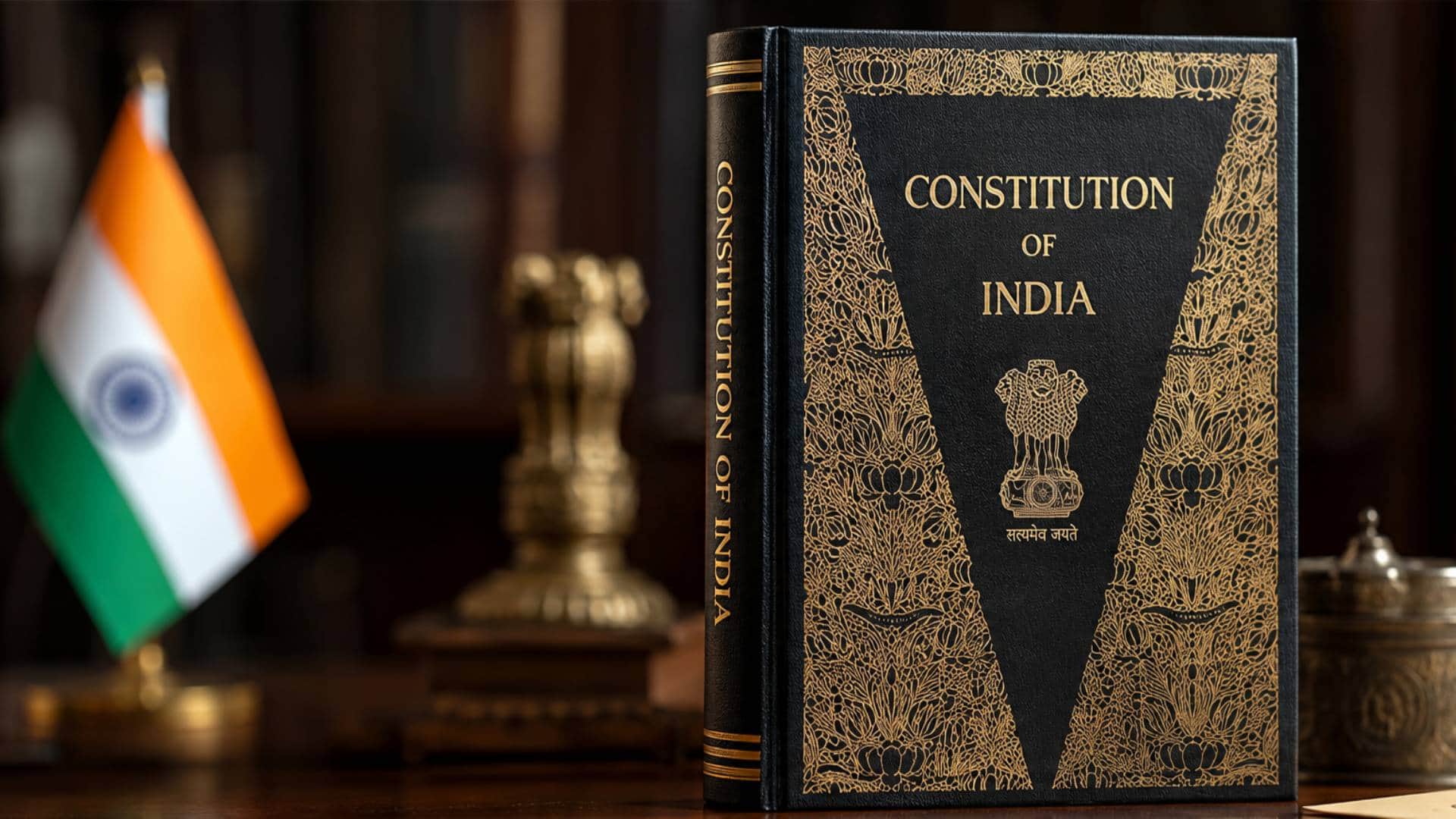 भारत का संविधान।
