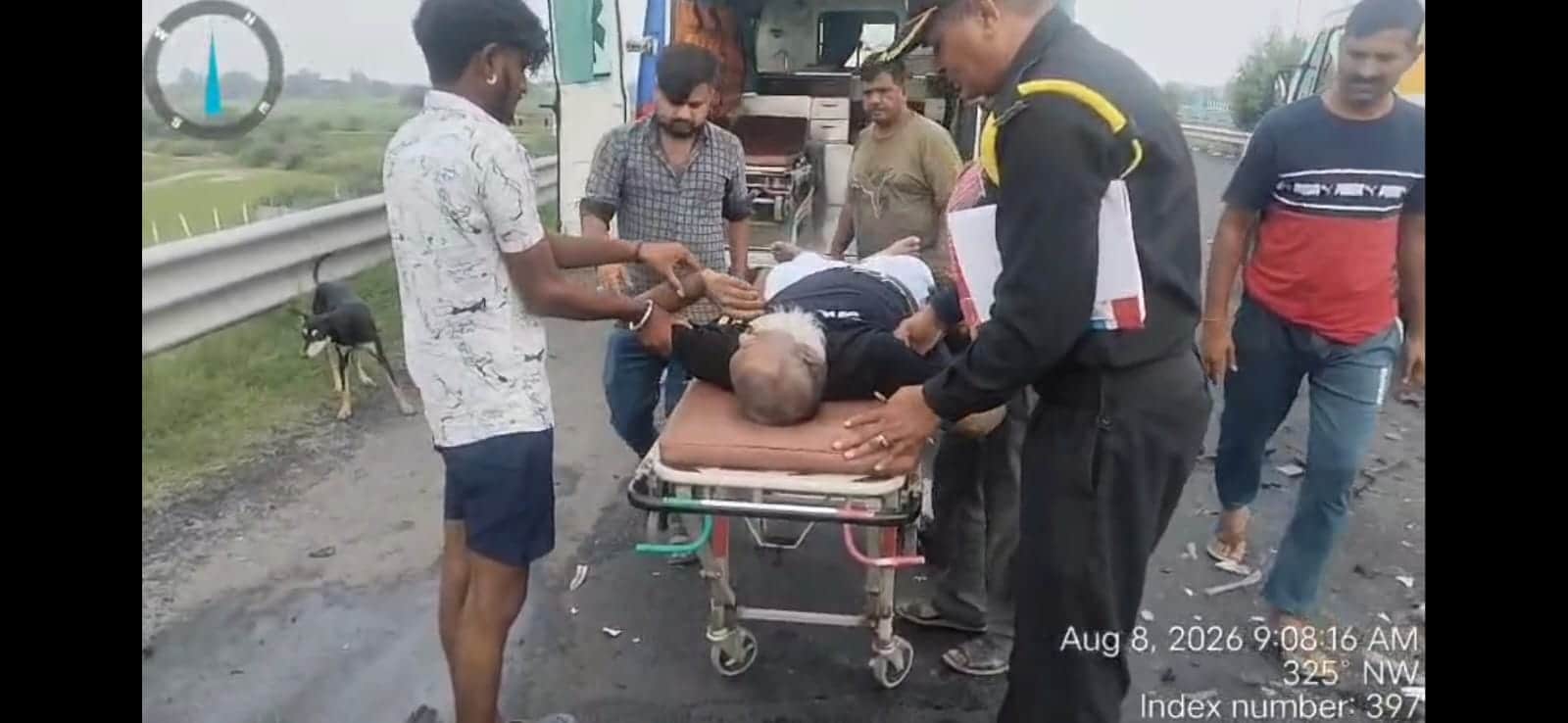 Car Crashes Into Truck on Bundelkhand Expressway, three died and two Seriously Injured
