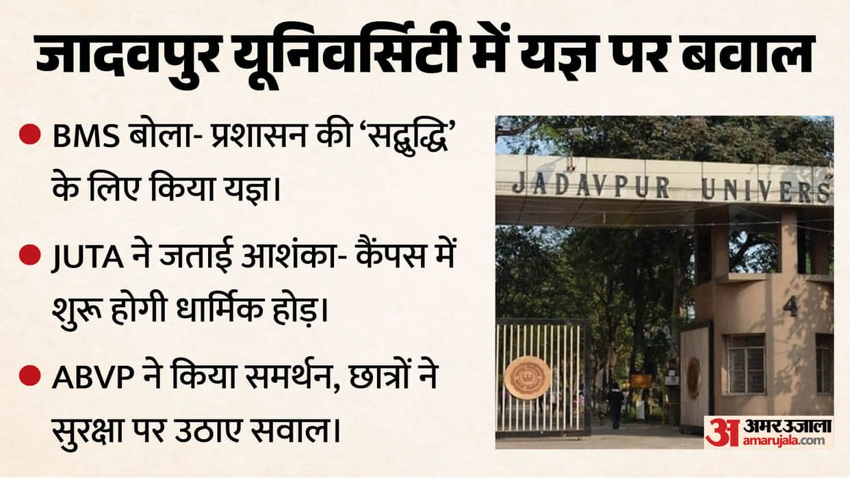 jadavpur university yagna controversy juta opposes religious activities on campus