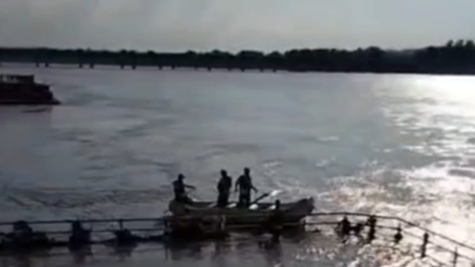 Haridwar News wo Kanwariyas from UP swept away at Namami Gange Ghat search underway