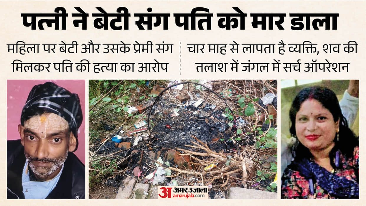 Wife kills husband with daughter and her lover Sedated with milk killed and body buried in forest false story