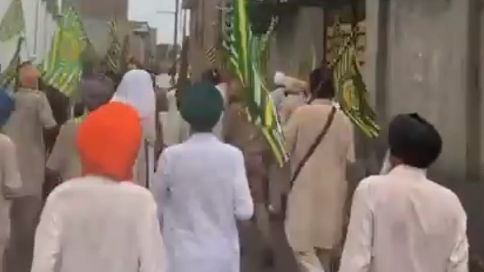 Longowal Police stopped farmers attempting to question Aman Arora event held amidst tight security