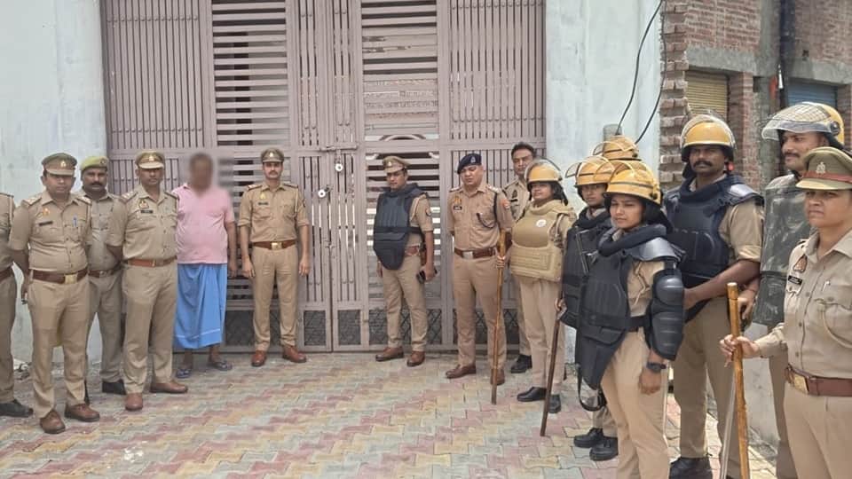 Property worth Rs 2.37 crore of a family running a slaughterhouse at home has been seized.
