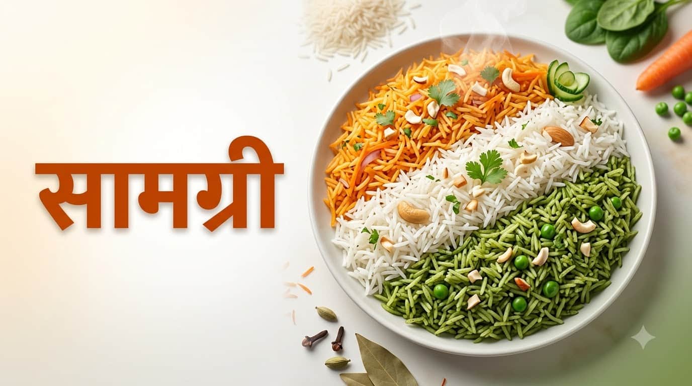 Independence Day 2026 Tiranga Pulao Recipe Without Food Color