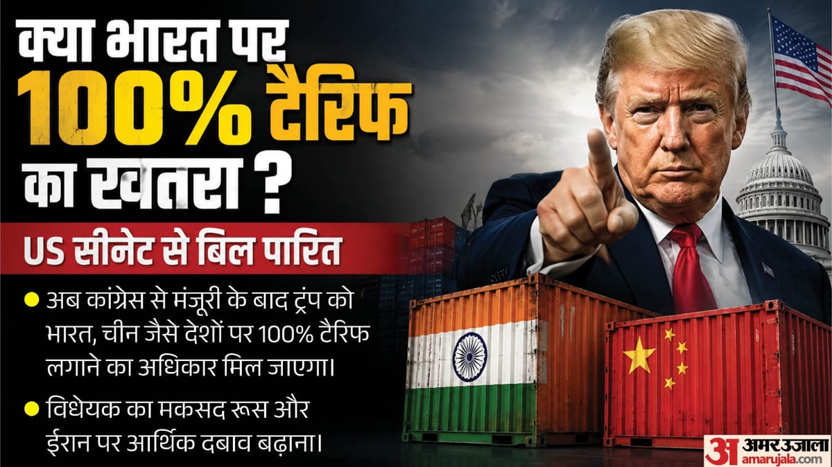 ट्रंप को मिली ताकत: रूस-ईरान से तेल खरीद पर भारत पर 100% टैरिफ का खतरा, क्या है US के सांसदों की नई रणनीति?