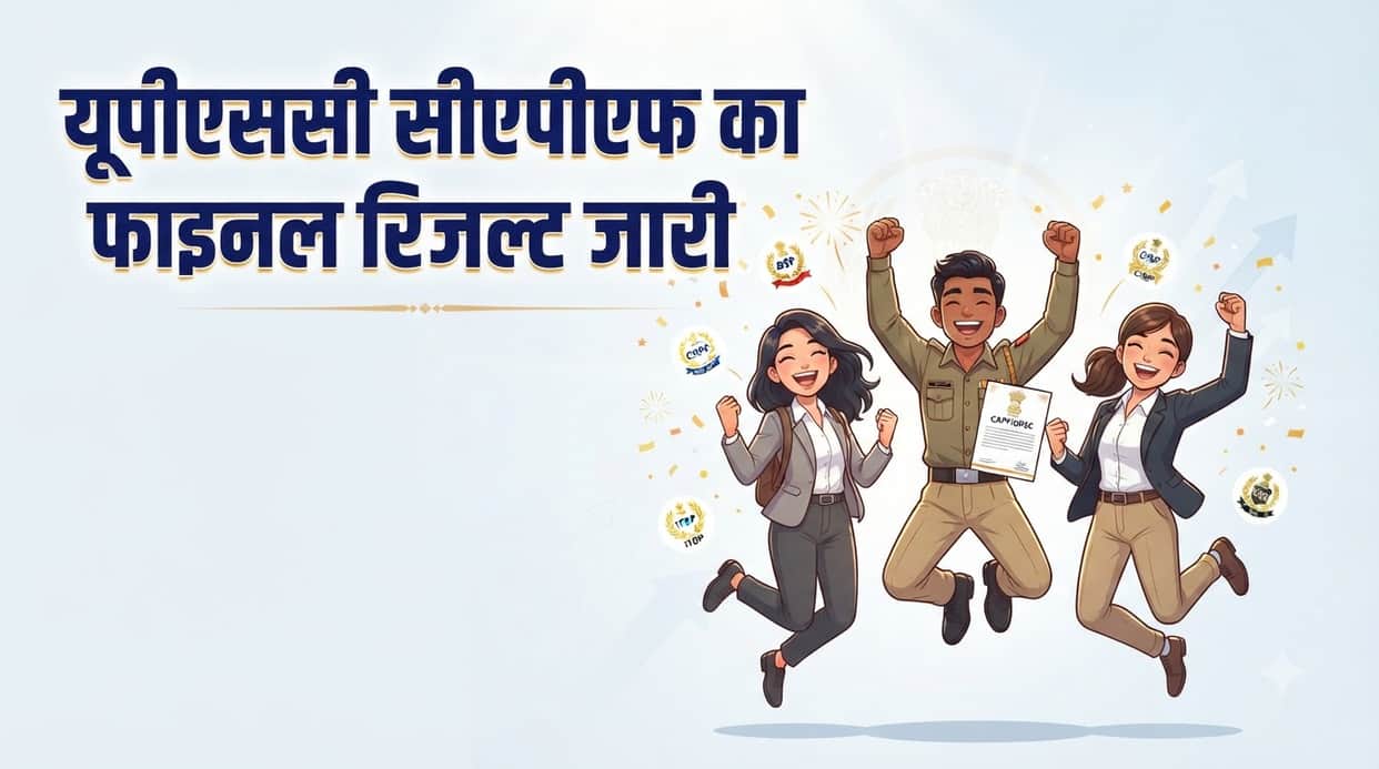 UPSC Central Armed Police Forces Final Result 2026 released, Check Merit List