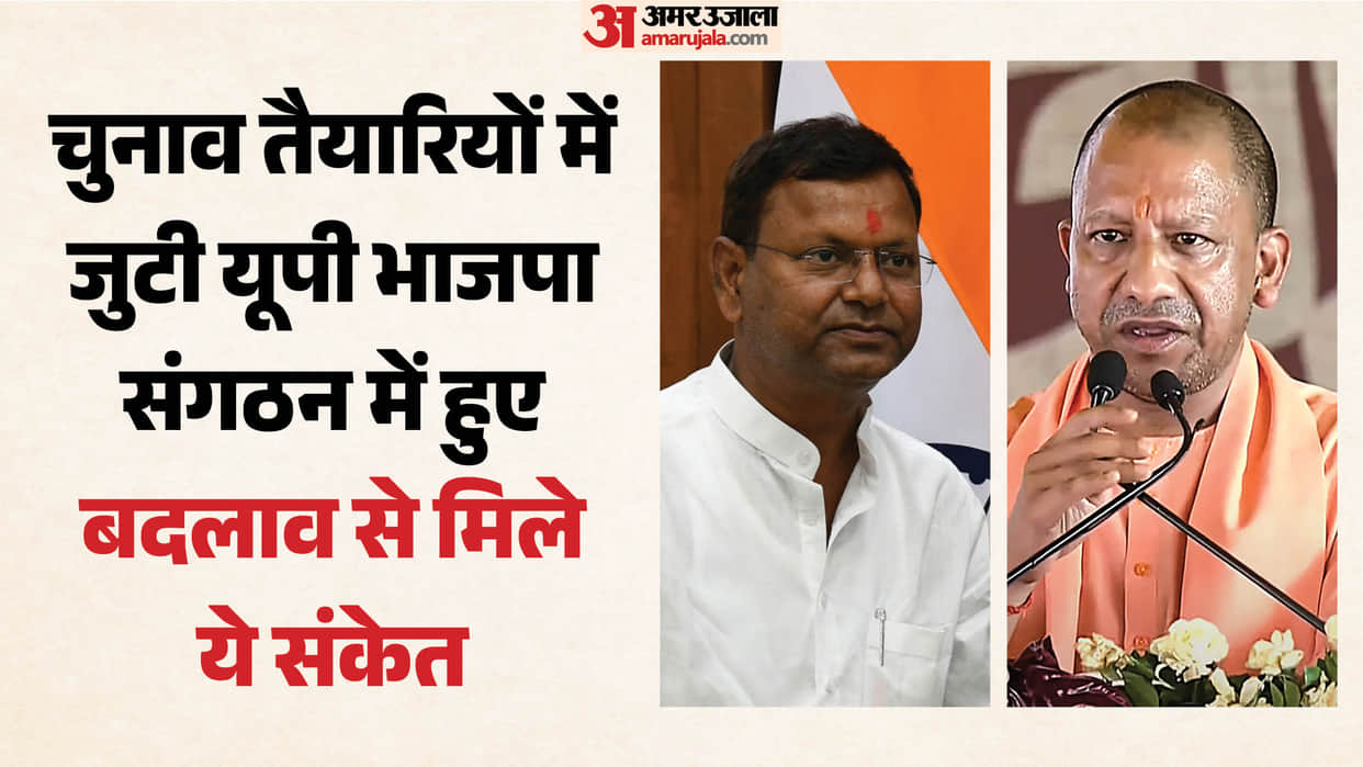 UP: BJP organisation reshuffled before elections, these equations reflected in the appointments of regional in