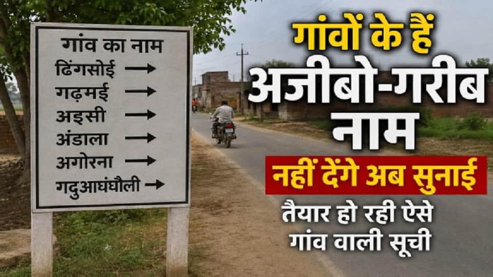 strange names of Aligarh villages