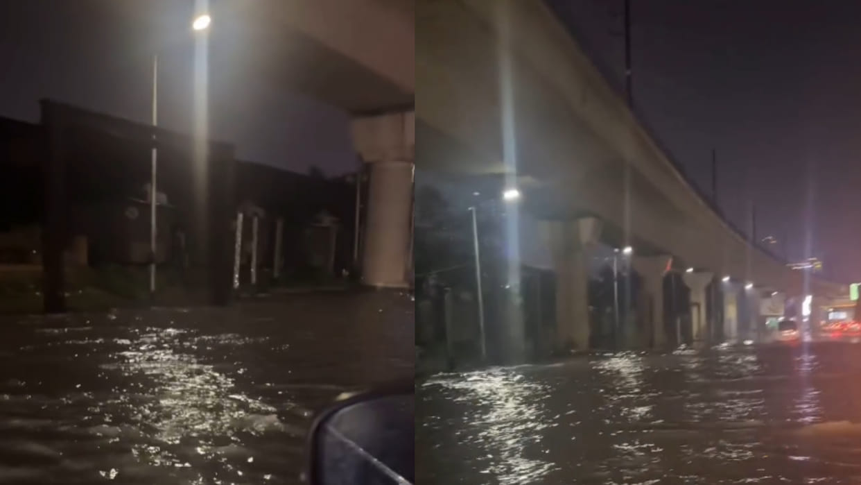 Noida flooded after heavy rain woman reaction video goes viral