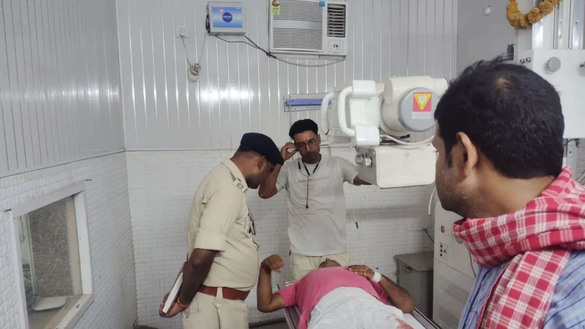 घायल अस्पताल में इलाजरत