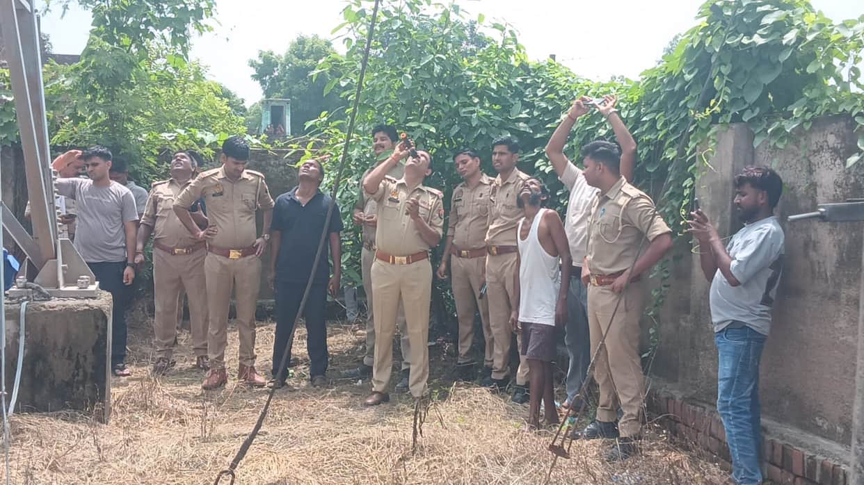 Fatehpur Youth climbs mobile tower accuses police of framing him without cause They want to cripple me