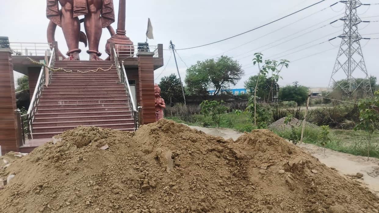 Vandalism at a Hanuman shrine in Mandothi; case registered against 10 people, including 4 women
