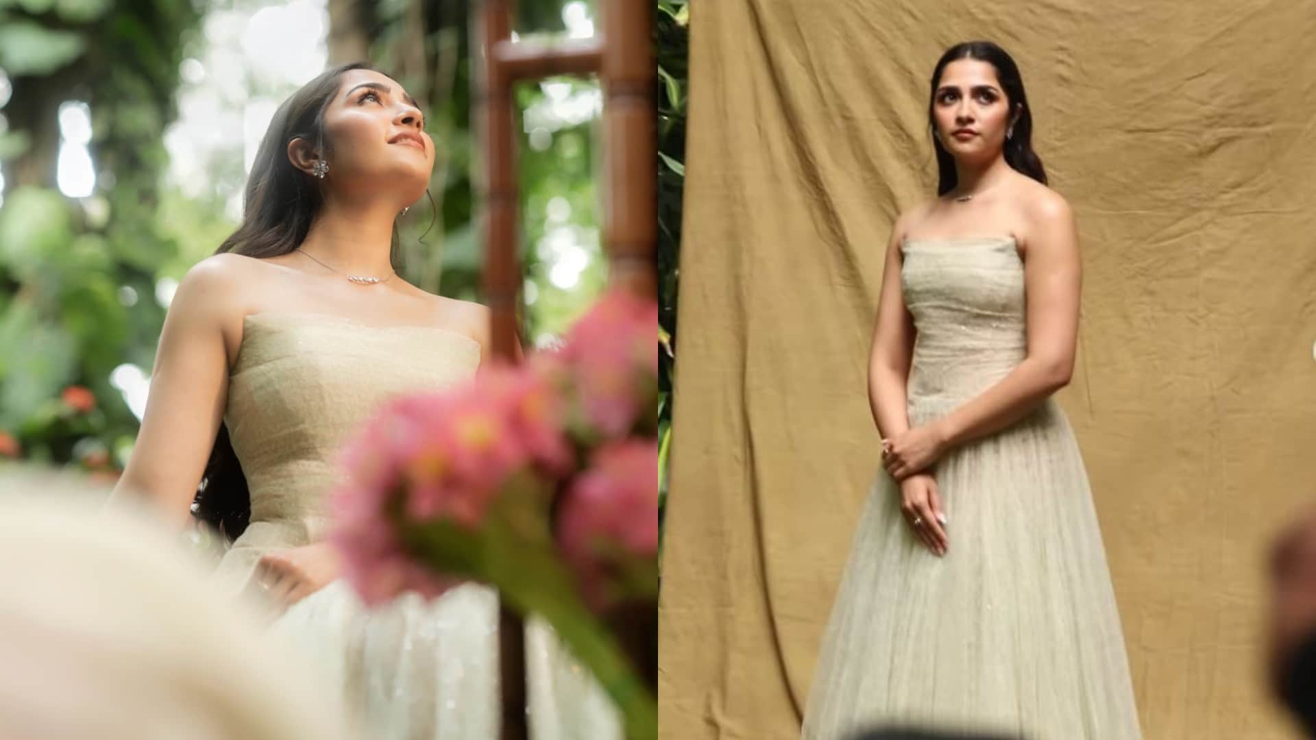 Rukmini Vasanth shared photos in off shoulder dress after Toxic trailer release