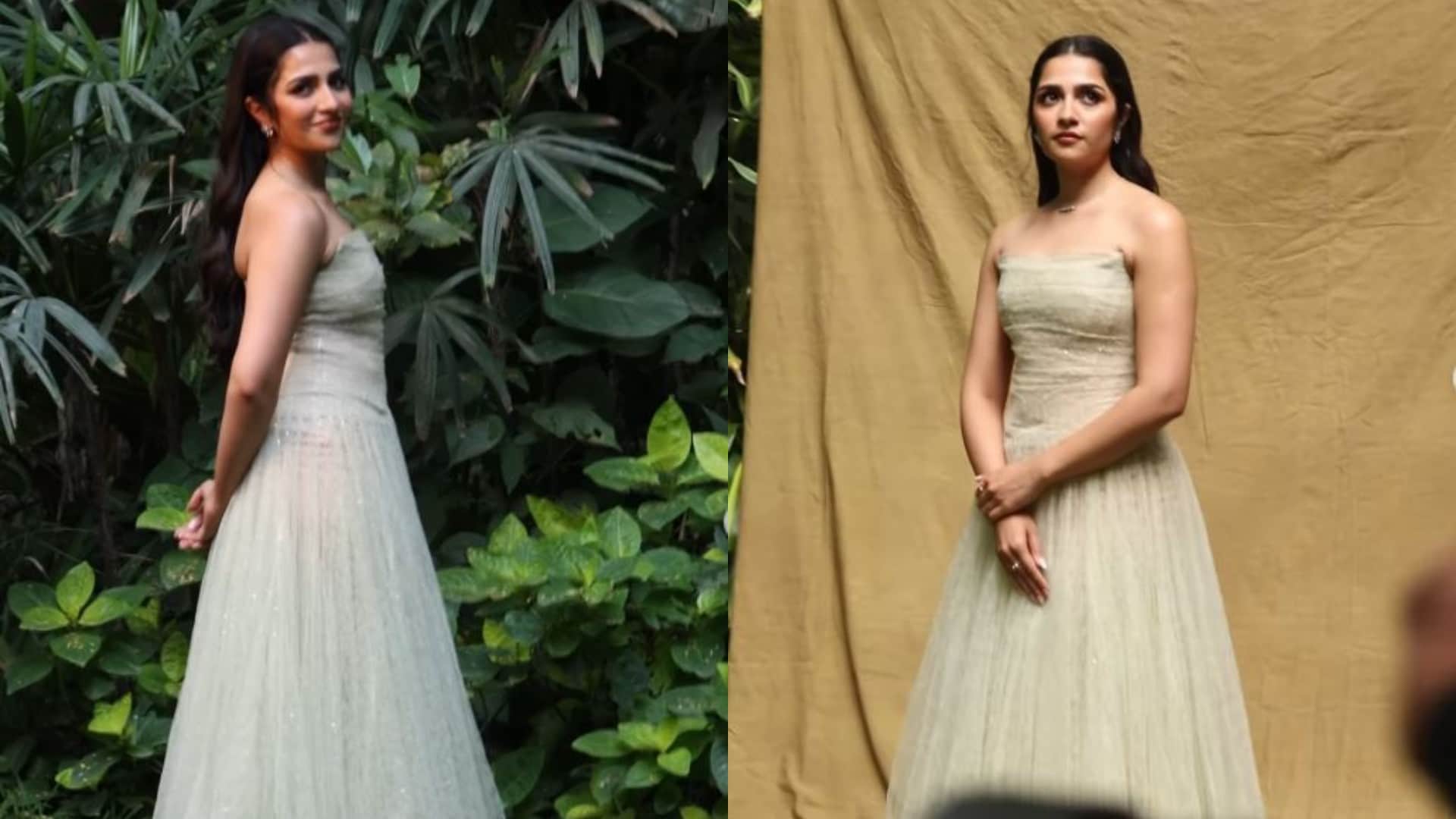 Rukmini Vasanth shared photos in off shoulder dress after Toxic trailer release