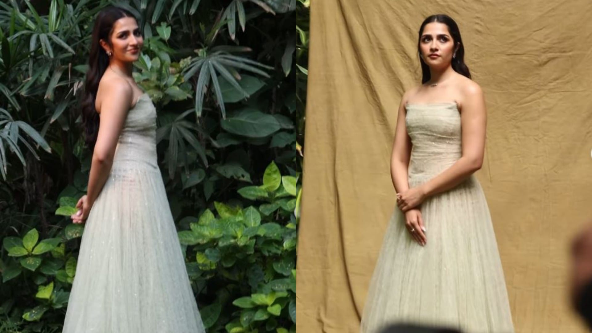 Rukmini Vasanth shared photos in off shoulder dress after Toxic trailer release