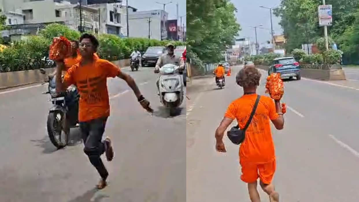 MP 150 Kanwariyas Begin 400 km Dak Kanwar Yatra to Trimbakeshwar Aim for 36-Hour Journey