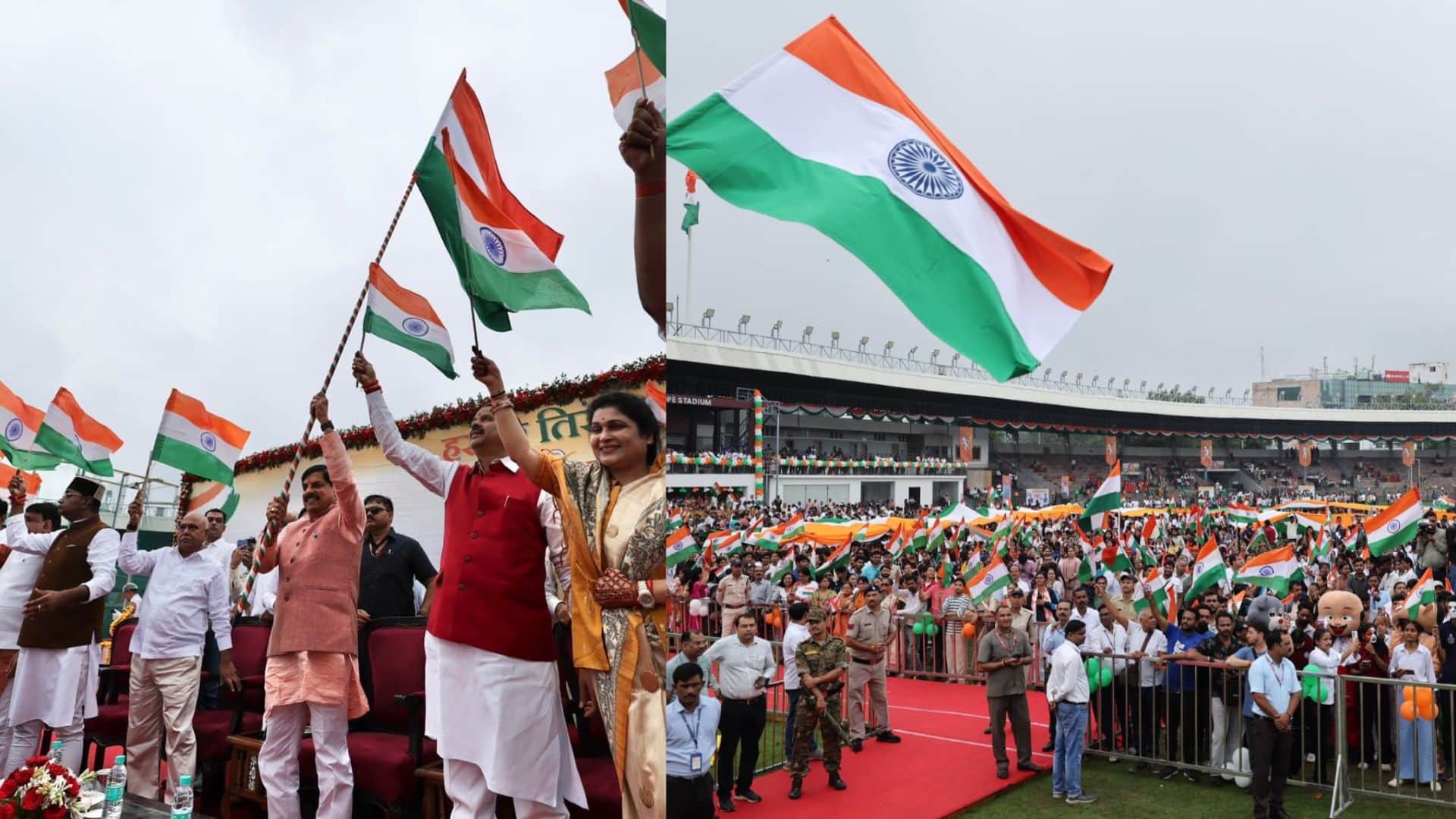 सीएम मोहन यादव ने तिरंगा यात्रा का शुभारंभ किया