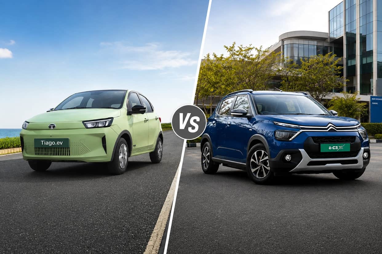 Citroen eC3X vs Tiago EV: Range, Price, Features, BaaS Compared