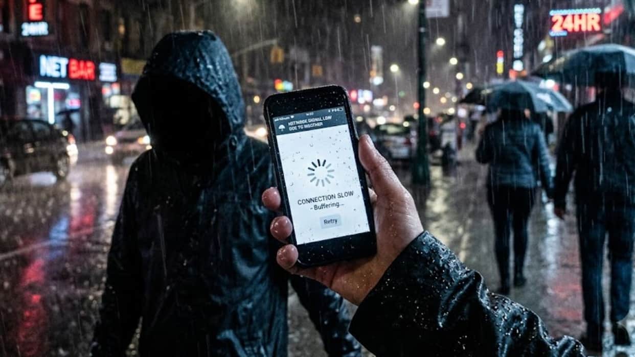why internet speed reduces during rain know reasons and solutions