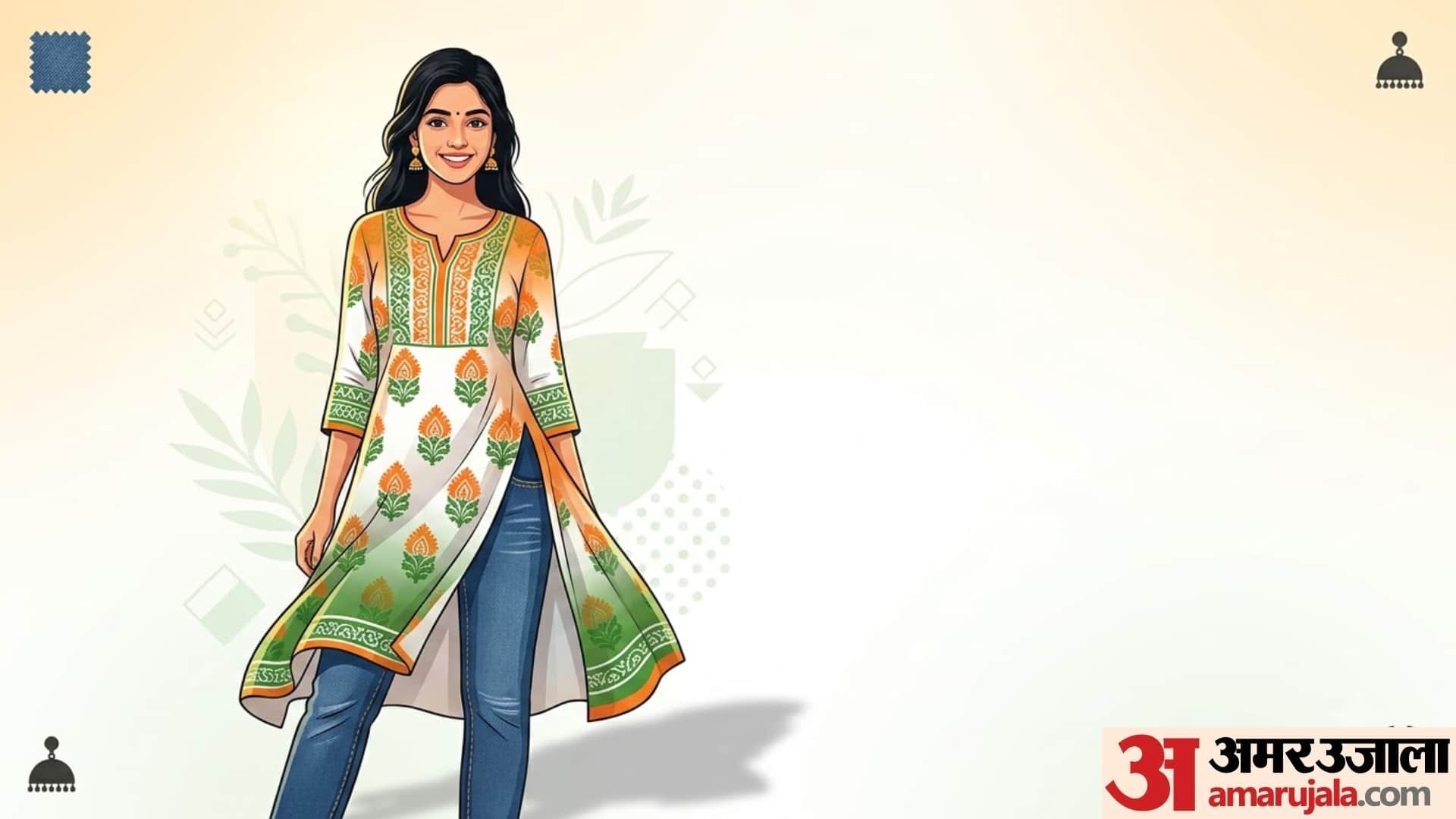 trendy tri colour outfits for college students on independence day