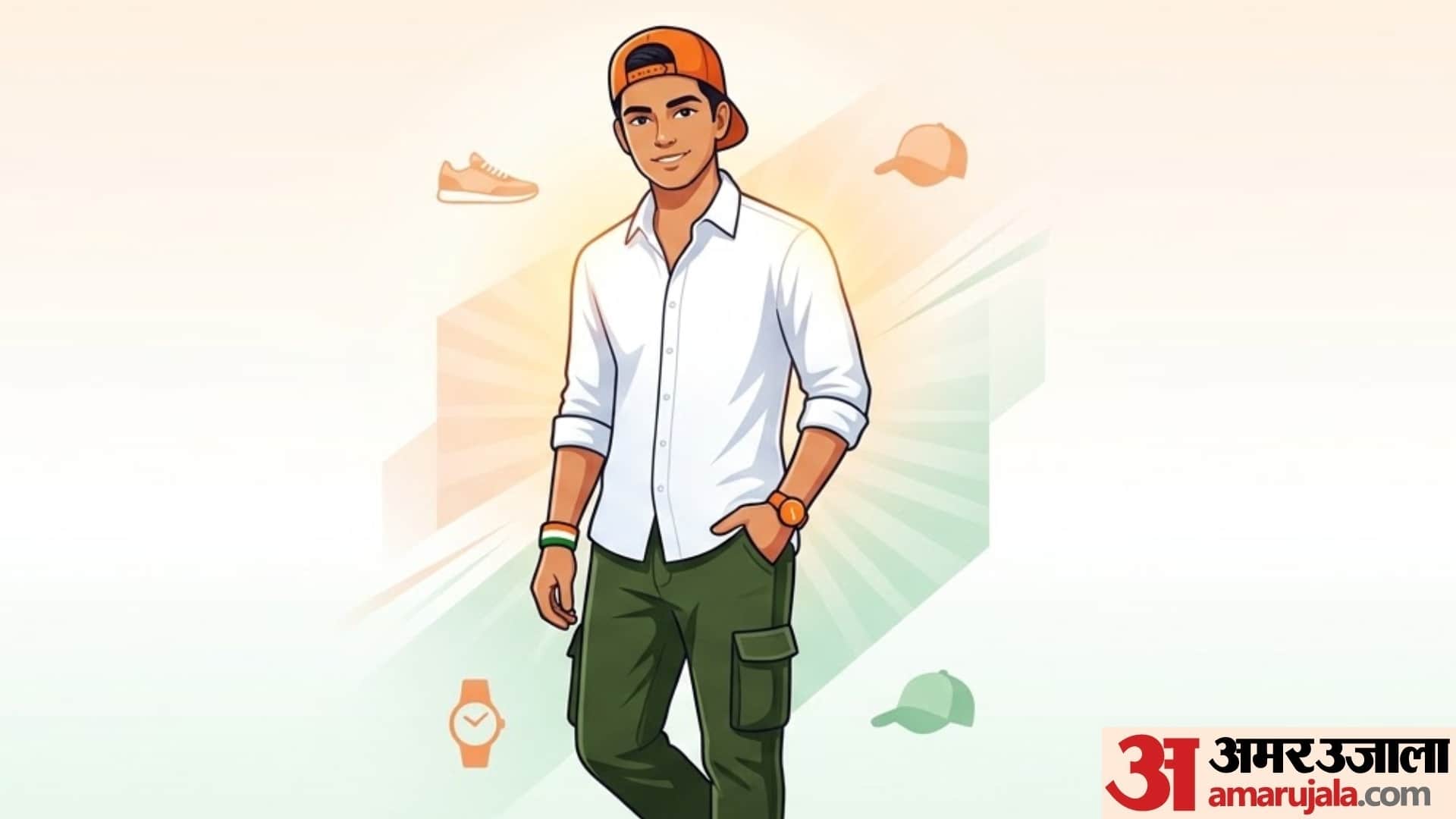 trendy tri colour outfits for college students on independence day