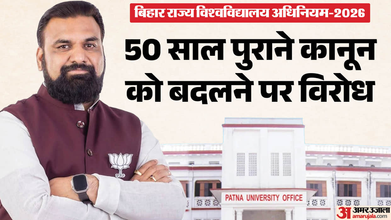 Bihar State Universities Act-2026 Teachers and staff on leave today to protest against the new university law