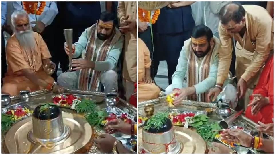 CM Saini performed Rudrabhishek at the Mahadev Temple and paid tribute to martyrs by leading a Tiranga Yatra