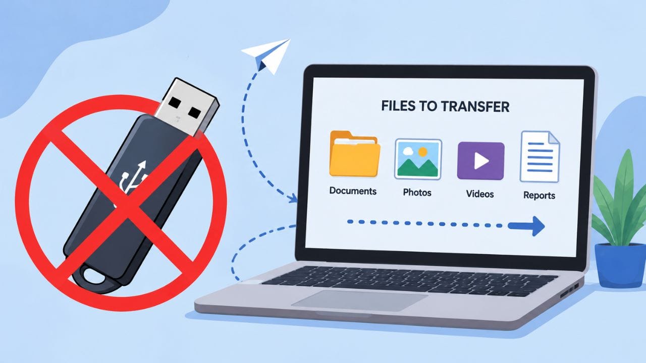 Tech Tips: USB ड्राइव के बिना फाइल ट्रांसफर कैसे करें? जानें 5 आसान तरीके, बड़ी फाइल भी मिनटों में होगी शेयर