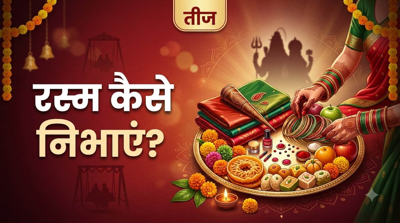 First Hariyali Teej After Marriage New Bride Rules Pehli Teej Par Kya Kare Kya Na Kare