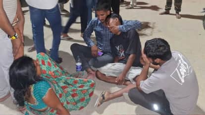 Ghazipur accident news Two friends on bike killed after hit by truck third critically injured