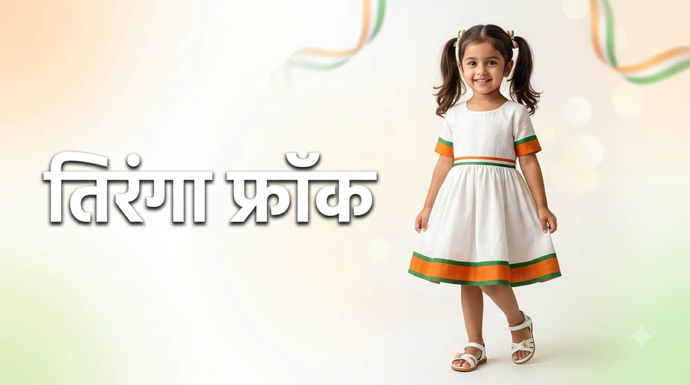 Independence Day Kids Outfit Ideas 15 August Tricolor Dress