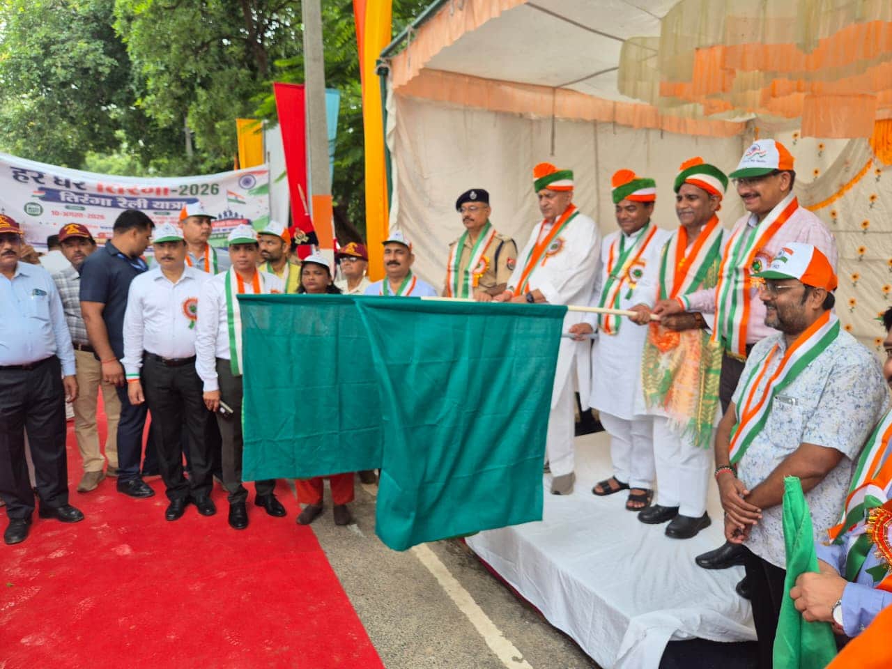 Tricolour in Hands, Vande Mataram on Lips; Thousands Join Grand Tiranga Yatra in Orai