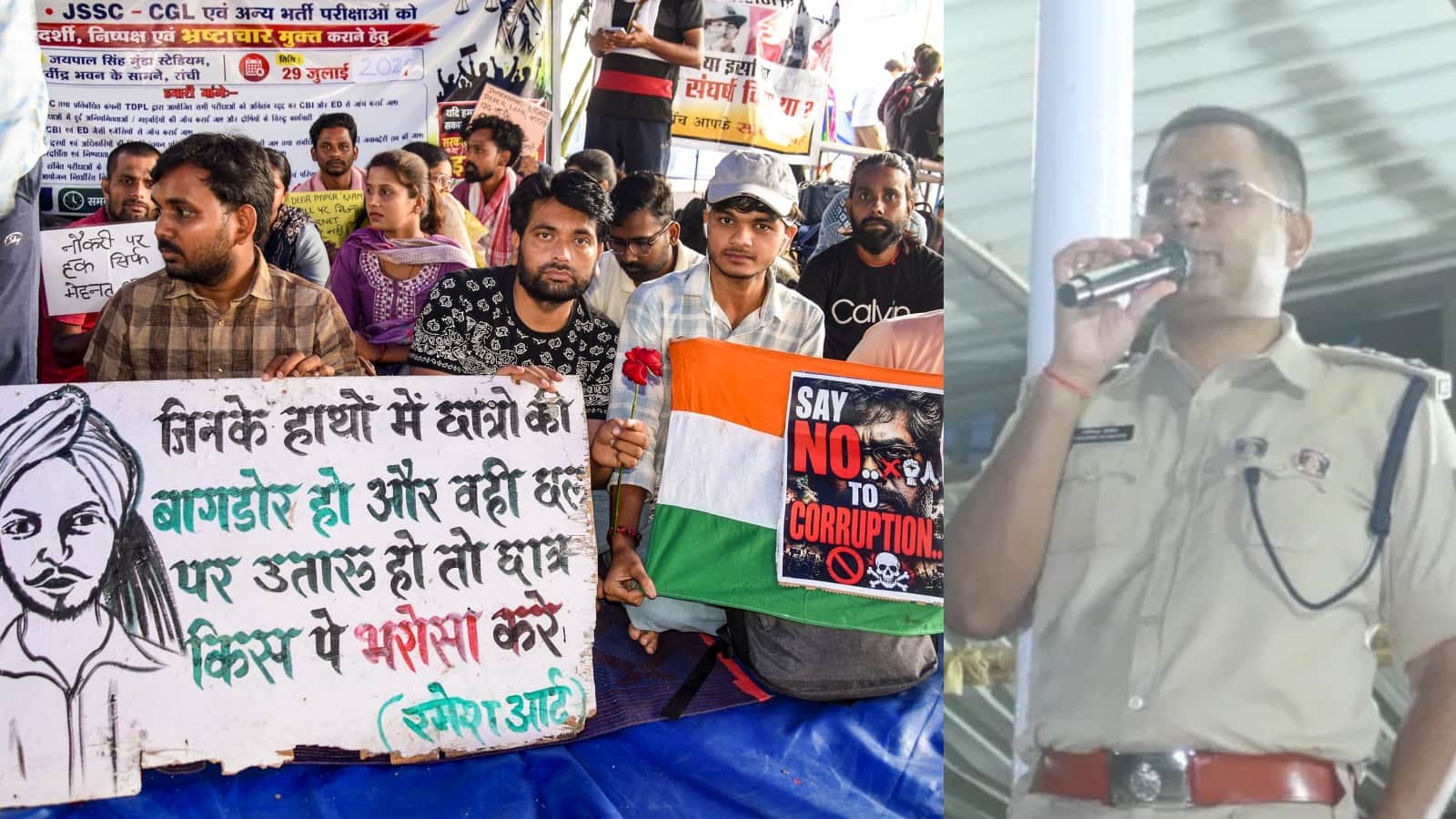 रांची में आंदोलन के बीच रांची के एसएसपी राकेश रंजन के अहम निर्देश (फाइल)