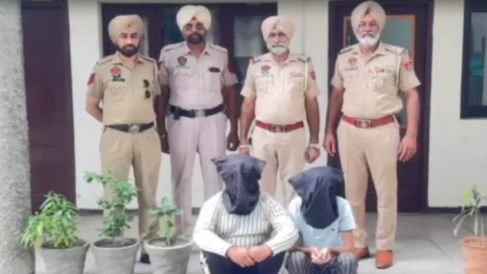 Two accused arrested in extortion case