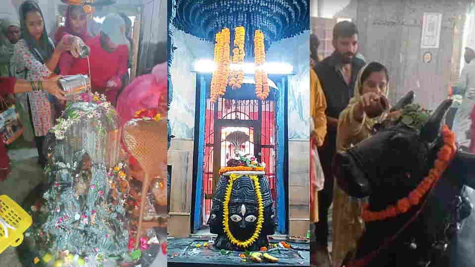 Sawan Somwar 2026 Crowds throng Four rare Rajyoga coincide with Shivratri Know auspicious time for Jalabhishek
