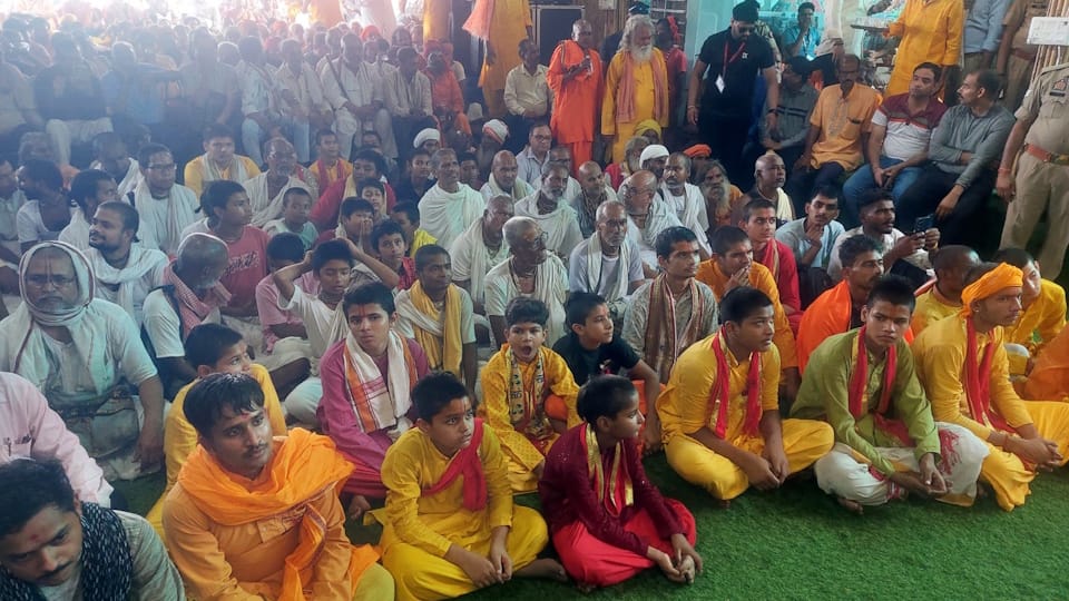 Shri Krishna Janmabhoomi call for kar seva rises again from land of Braj After Ayodhya
