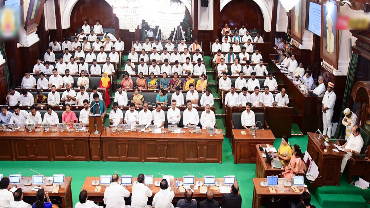 Tamil Nadu Assembly: 'рддрдорд┐рд▓ рдерд╛рдИ рд╡рд╛рдЬреНрдереБ' рдЕрдирд┐рд╡рд╛рд░реНрдп рдХрд░рдиреЗ рд╡рд╛рд▓рд╛ рдкреНрд░рд╕реНрддрд╛рд╡ рдкреЗрд╢, DMK рдФрд░ AIADMK рдиреЗ рд╕реАрдПрдо рд╡рд┐рдЬрдп рдХрд╛ рд╕рдорд░реНрдерди