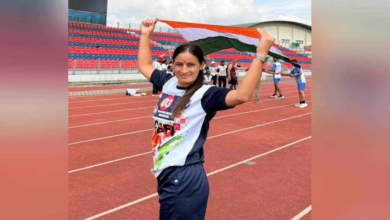 Youth Games International Championship: Neetu from Churah wins gold in the 100m event in Nepal.